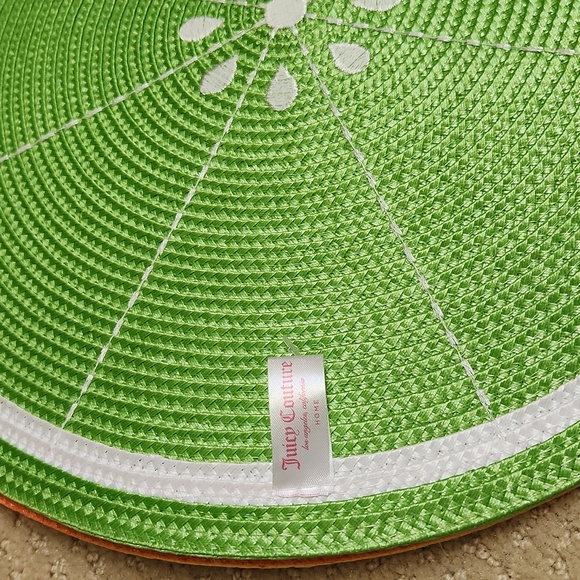 NWT ❗️ set of 4 Juice couture placemats  bright yellow pink orange green fruits - Picture 6 of 13